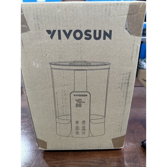 VIVOSUN Air Humidifier,6L 2-in-1 Top Fill Cool & Warm Mist Ultrasonic Humidifier - Picture 1 of 3